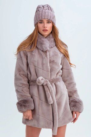 Шуба Патрисия бежевый