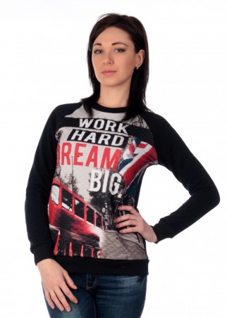 Irvik Trend: Женский свитшот реглан DREAM BIG 112 - фото 1