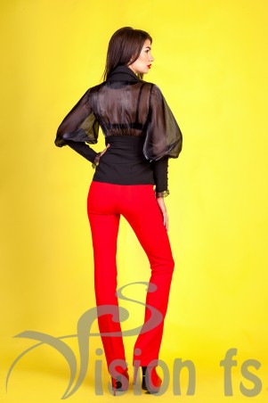 Vision FS: Эффектная блуза "Vogue" 16608 A - фото 3