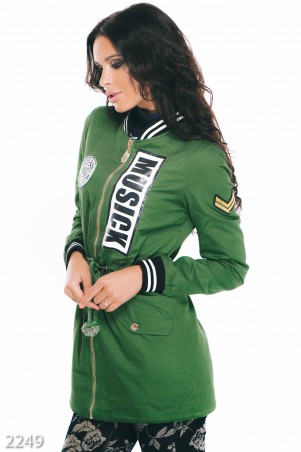 ISSA PLUS: Куртки 2249_зеленый - фото 1