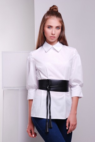 TessDress: Стильная блузка с поясом «Lily» 5050 - фото 1