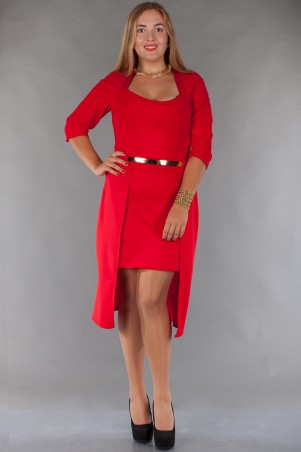 Alpama: Платье SO-13072-RED - фото 1