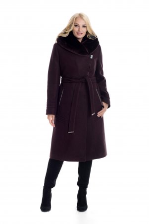 Vicco: Пальто женское зимнее ARIANDA (цвет гранатовый) 2338 - фото 1