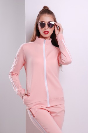 TessDress: Кофта с молнией от костюма "Восторг" pink 5065 - фото 1