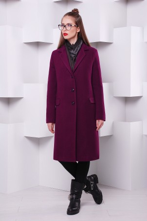 TessDress: Пальто "Классик-2" утепленное фиолет 3052 - фото 1