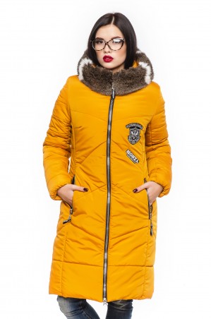 KARIANT: Куртка зима Линда-горчичный - фото 1