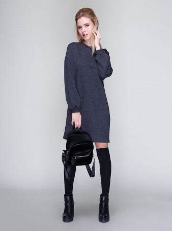 Loca: Платье Платье DW108_тёмныймеланж_Loca - фото 2