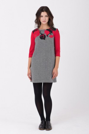 RicaMare: Осеннее твидовое платье RM1626-16DD - фото 1