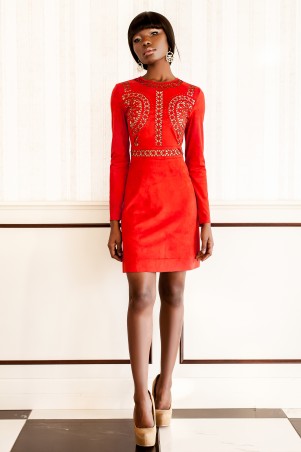 Jadone Fashion: Платье Конэл красный - фото 1