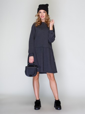 Loca: Платье Платье DW111_тёмныймеланж_Loca - фото 3