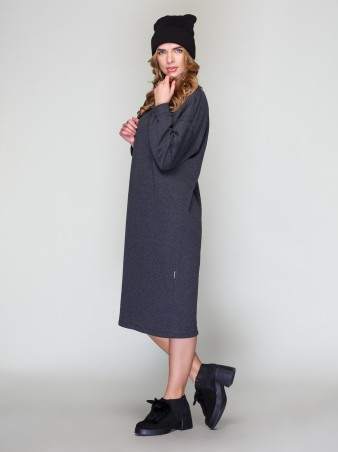 Loca: Платье Платье DW112_тёмныймеланж_Loca - фото 3