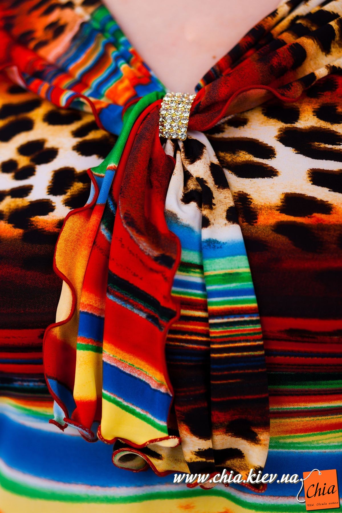 Туника с коротким рукавом