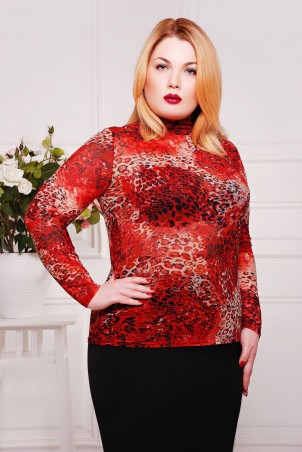 Гольф из стрейч-сетки