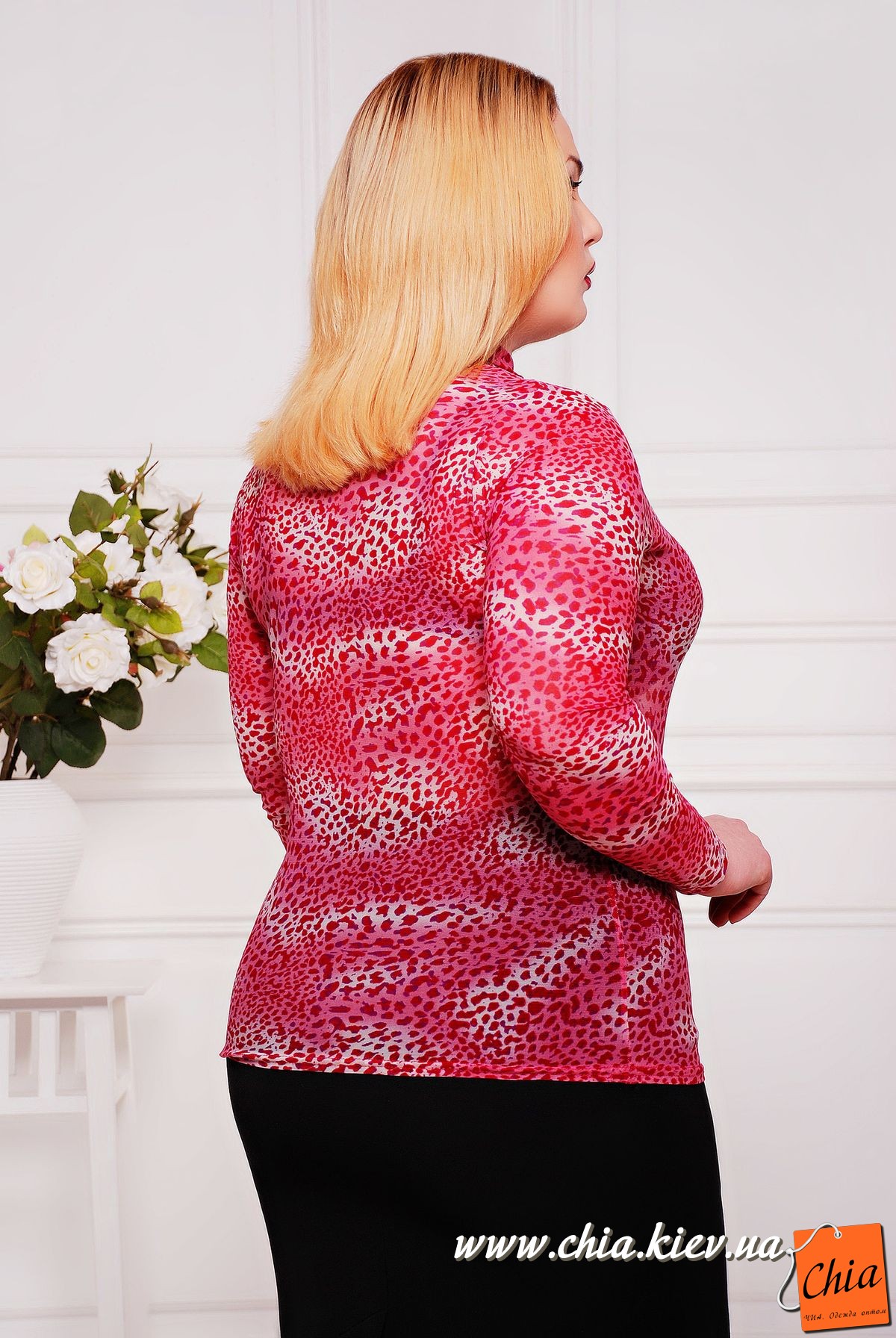 Гольф из стрейч-сетки