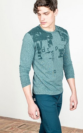 MR520: Футболка с принтом MR 122 1225 0217 Blue - фото 1