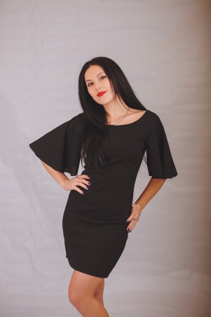 BIBI-Brand: Платье с воланами Венди чёрный - фото 2