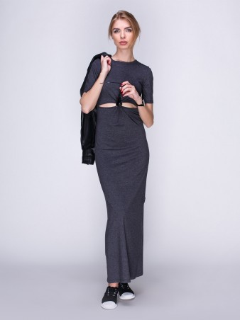 Loca: Платье Платье DW52_тёмныймеланж_Loca - фото 5