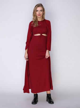 Loca: Платье Платье DW52_бордо_Loca - фото 2