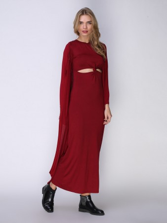 Loca: Платье Платье DW52_бордо_Loca - фото 3