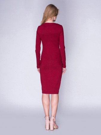 Loca: Платье Платье DW33_бордо_Loca - фото 4