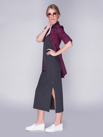 Loca: Платье Платье Dw29_меланжтёмный_Loca - фото 2