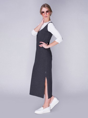 Loca: Платье Платье Dw29_меланжтёмный_Loca - фото 5