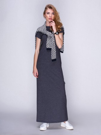 Loca: Платье Платье DW22_тёмныймеланж_Loca - фото 3
