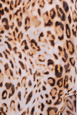 Tatiana: Многослойная блуза принт "леопард" ВЕНЕРА оранжевый - фото 3