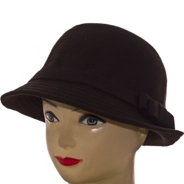 Cherya Group: Шляпа фетровая F16009 чёрный - фото 1