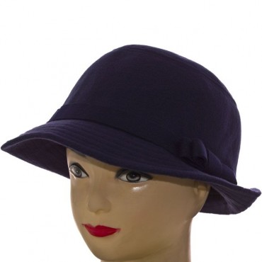 Cherya Group: Шляпа фетровая F16009 тёмно-синий - фото 1