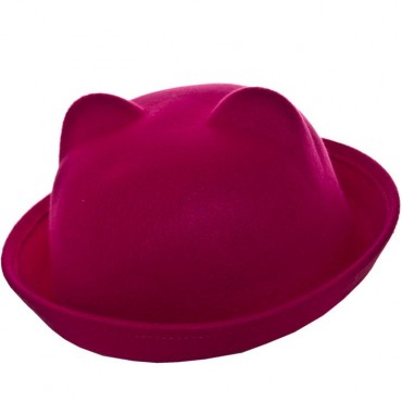 Cherya Group: Шляпа фетровая F16001 малиновый - фото 1