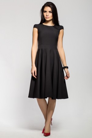A-Dress: Изящное коктейльное черное платье 70371 - фото 1