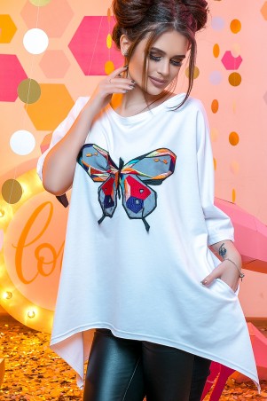Modna Anka: Футболка Butterfly белый 213996 - фото 1