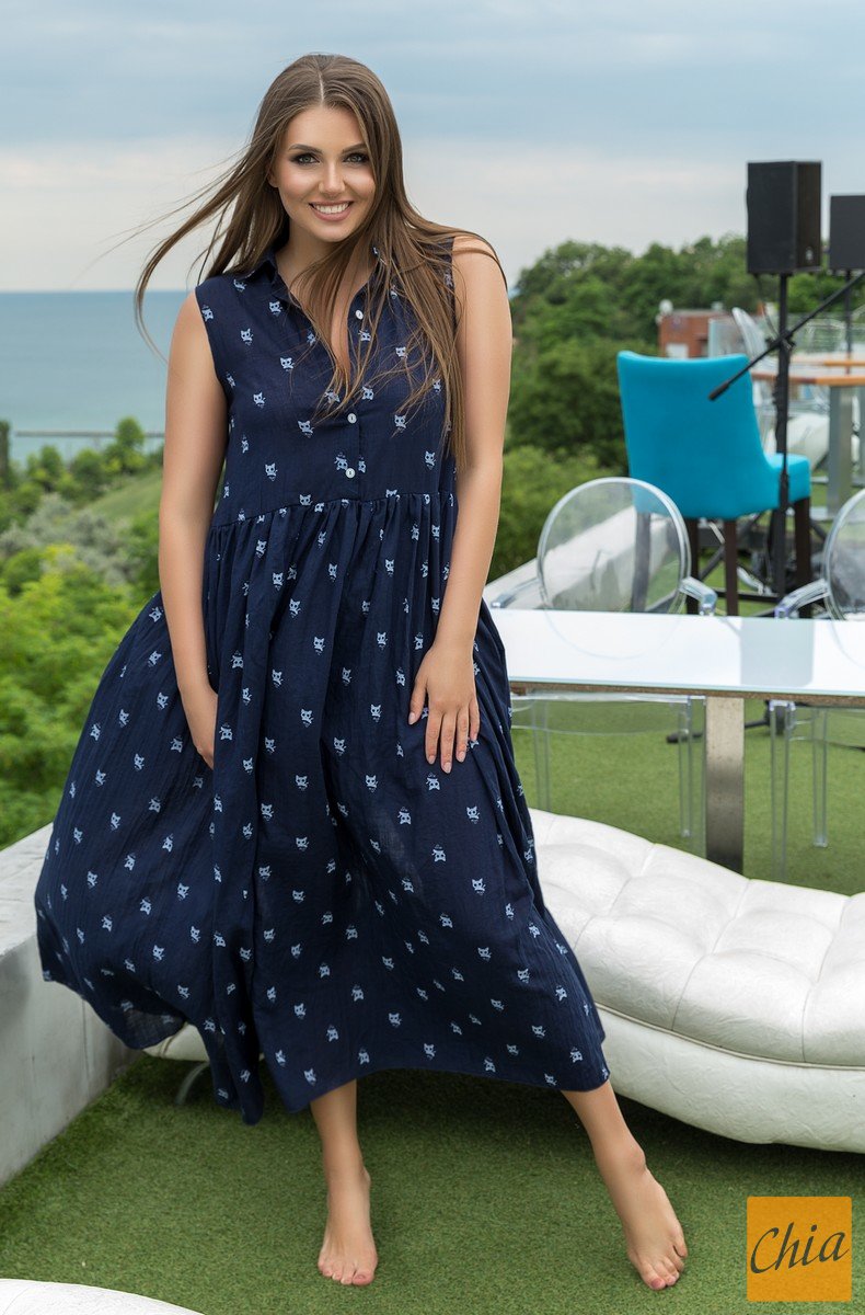 Платье Kitten синий