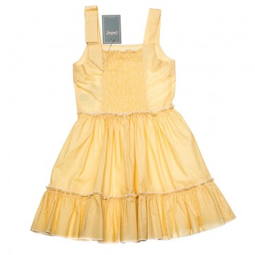 Kids Couture: Платье 2015-90 в желтый горох 61008577 - фото 5