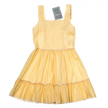 Kids Couture: Платье 2015-90 в желтый горох 61008577 - фото 1