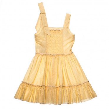 Kids Couture: Платье 2015-90 в желтый горох 61008577 - фото 3