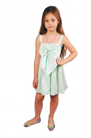 Kids Couture: Платье 15-305 в салатовую точку 31013725 - фото 1