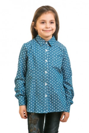 Kids Couture: Рубашка горох 17-204 172040709 - фото 1