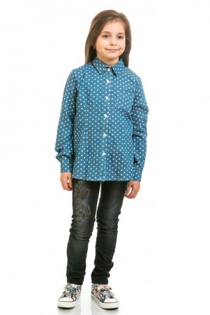Kids Couture: Рубашка горох 17-204 172040709 - фото 2