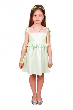 Kids Couture: Платье 15-304 салатовый горох 31013722 - фото 1
