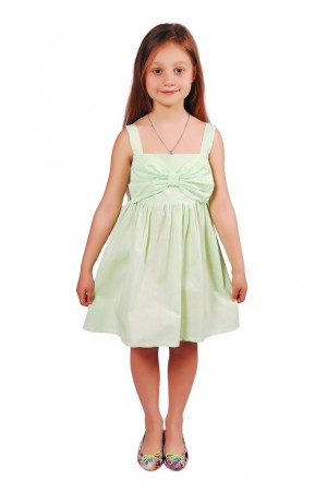 Kids Couture: Платье 15-306 в салатовый горох 61013718 - фото 1