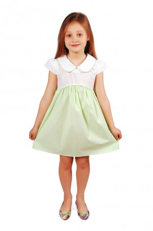 Kids Couture: Платье 2015-4 в салатовый горох 61013418 - фото 1