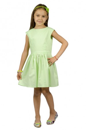 Kids Couture: Платье 15-311 в салатовый горох 61013721 - фото 1