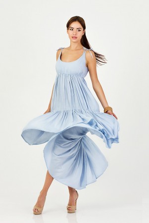 A-Dress: Воздушный летний сарафан небесно-голубого цвета 70470 - фото 1