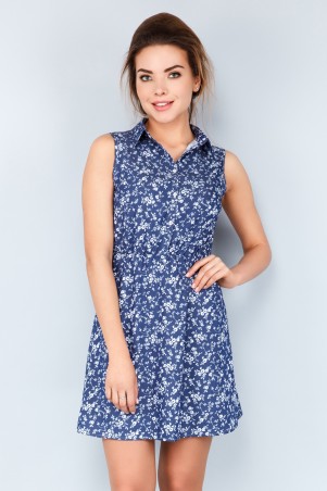 Garda: Платье-Рубашка В Цветочек 300108 - фото 1