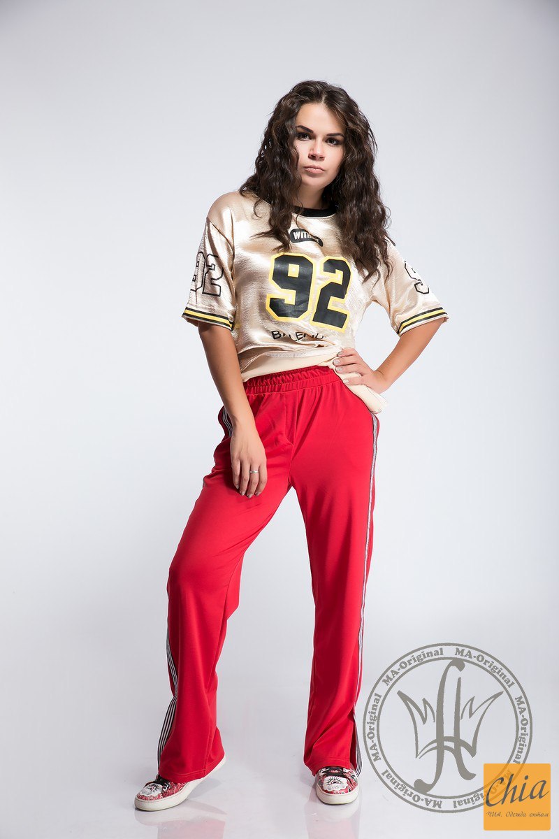 Брюки Knopa красный