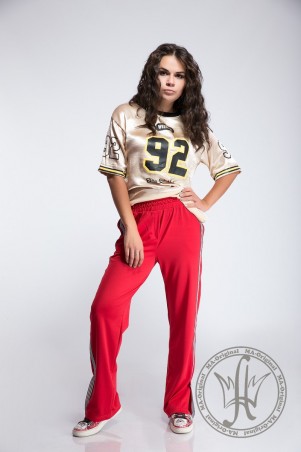 Брюки Knopa красный