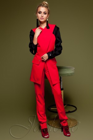 Jadone Fashion: Костюм Канди красный - фото 1
