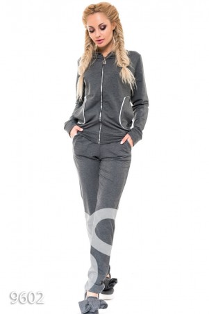 ISSA PLUS: Спортивные костюмы 9602_темно-серый - фото 1